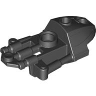 Lego Large Figure Limb Cover (Toa Inika) / Black