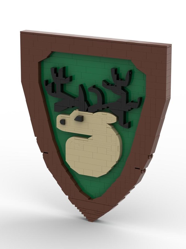 Lego Brick-Built Forestmen Shield