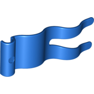 Lego Duplo Flag Wavy 2 x 5 / Blue