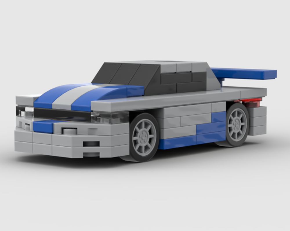 Lego 5 stud wide paul walker nissan skyline r34