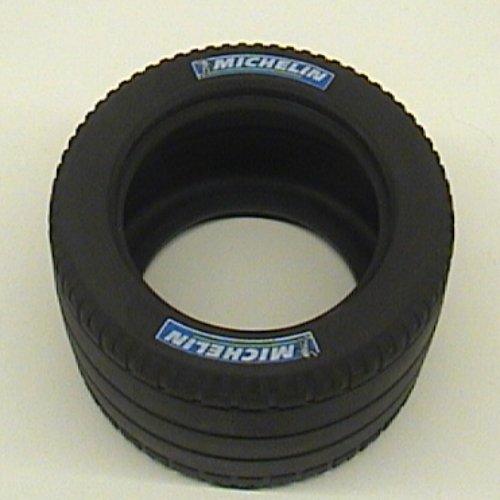 Lego Tyre Technic Racing Large with 'MICHELIN' White Print / Black