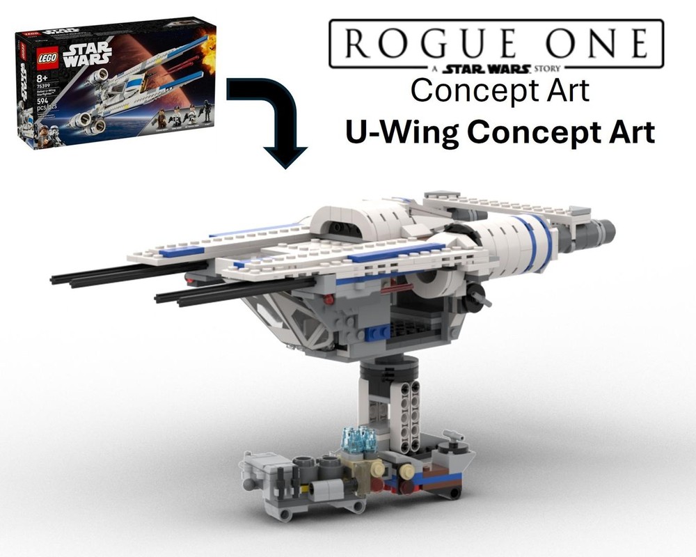 Lego U Wing Concept Art Drop Ship - ALT 75399