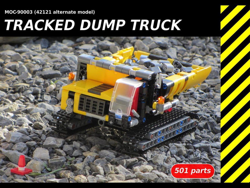 Lego 42121 alternate - Tracked Dump Truck
