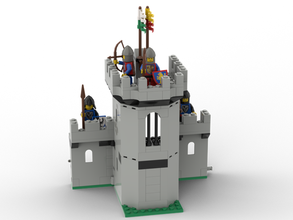 Lego Rounded tower to go with 80s Castle sets
