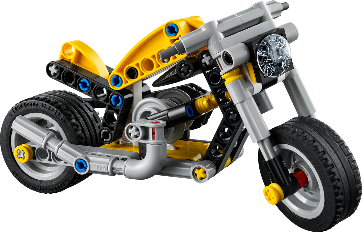 Lego Yellow Motorcycle