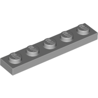 Lego Plate 1 x 5 / Light Bluish Gray
