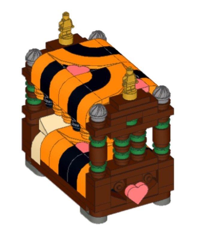 Lego Easy Tiger Luxury Four-Poster Bed