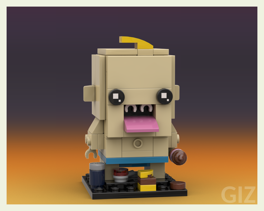 Lego Ray Decay - Garbage Pail BricKidz MOC