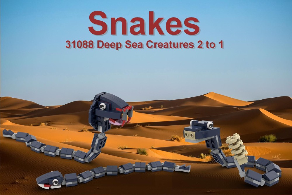 Lego Snakes 31088 2 to 1