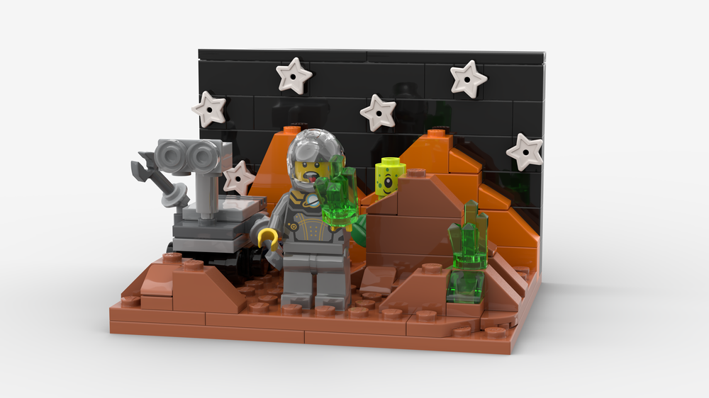 Lego Lost: A Mars Diorama