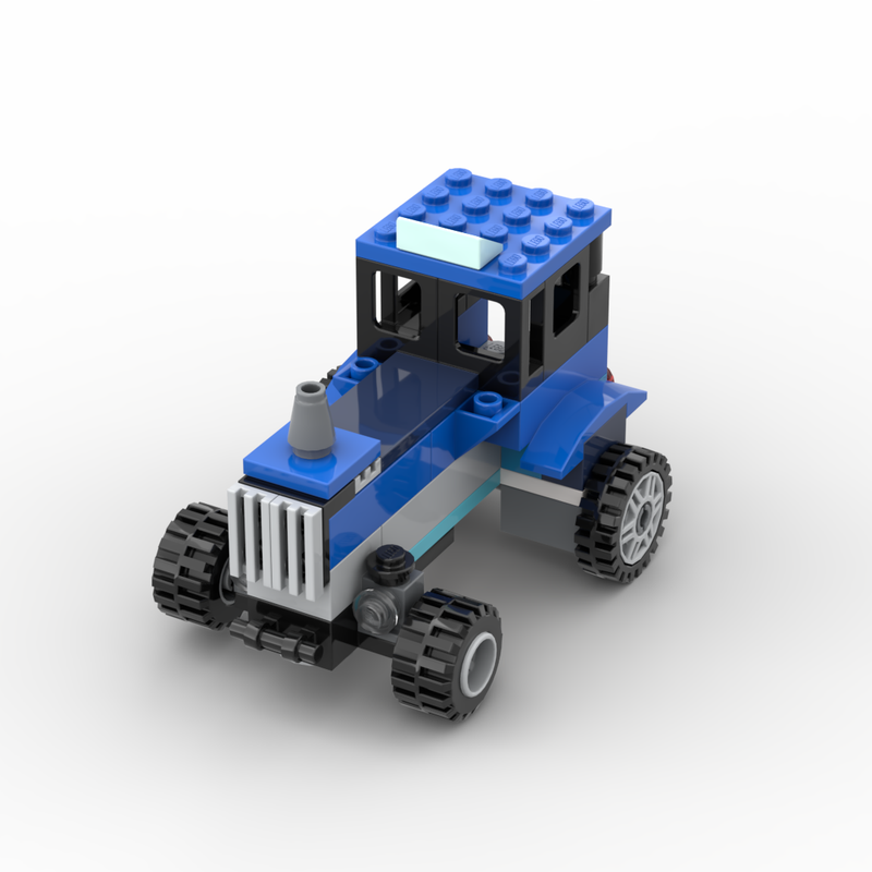 Lego Tractor With Towbar