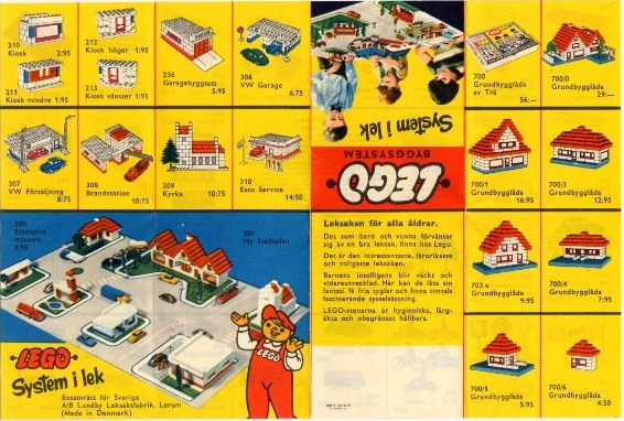 Lego 1958 Swedish