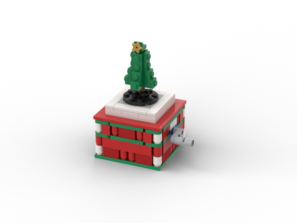 Lego Spinning Christmas Tree Box