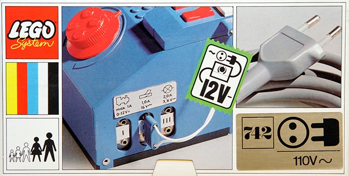 Lego 12V New Transformer for 110V Pack