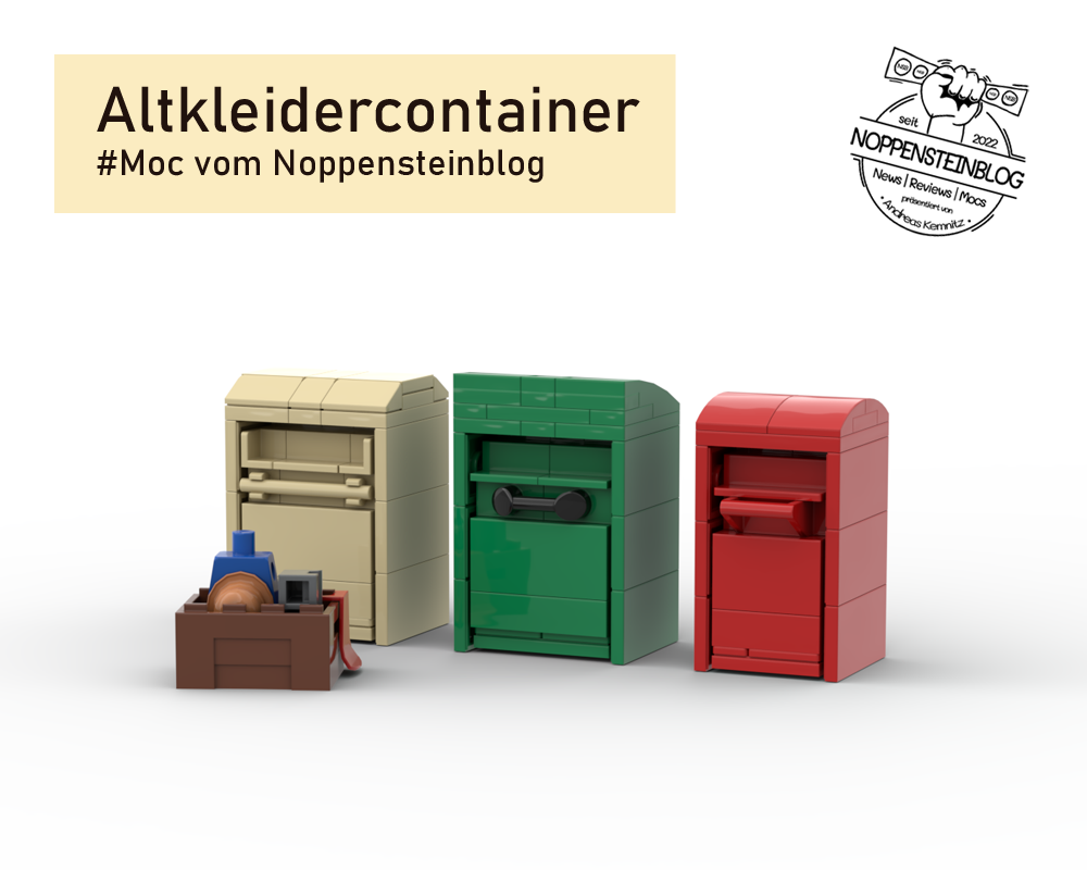 Lego Altkleidercontainer | used clothing containers