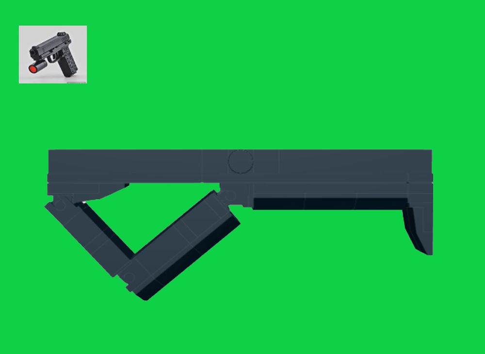 Lego angled fore grip