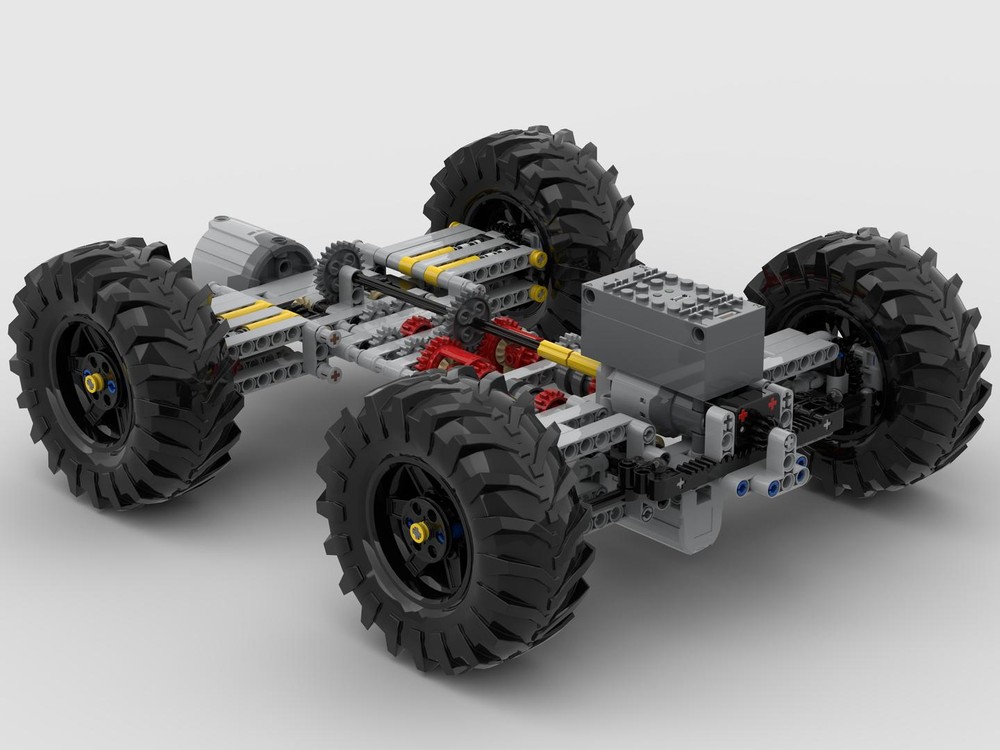 Lego Dual Diagonal Drive Chassis