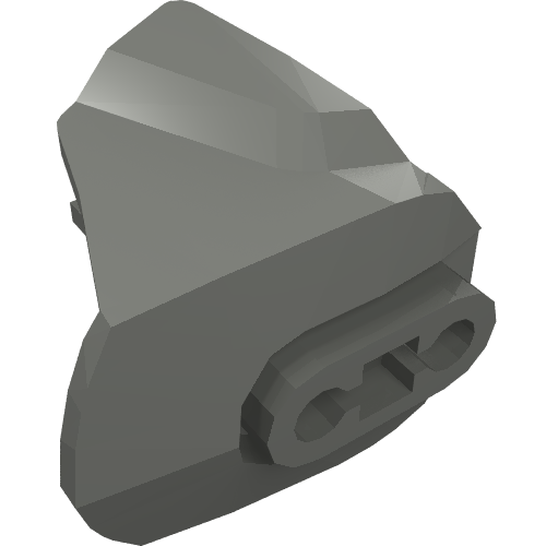 Lego Large Figure Limb Cover, Size 3, Armor with Ball Joint Socket / Dark Bluish Gray