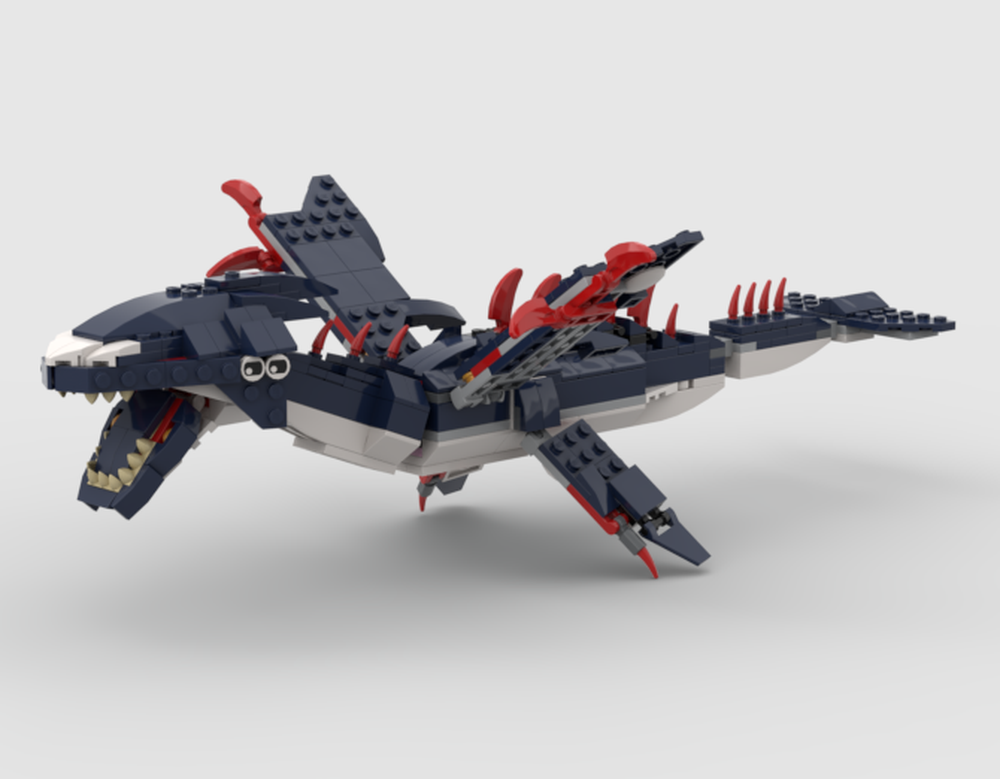 Lego ice sea dragon leviathan 31088x4