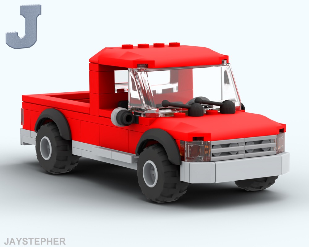 Lego Red Pickup Truck