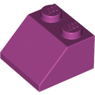 Lego Brick Sloped 45° 2 x 2 / Magenta