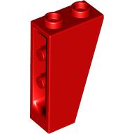 Lego Brick Sloped Inverted 75° 2 x 1 x 3 / Red