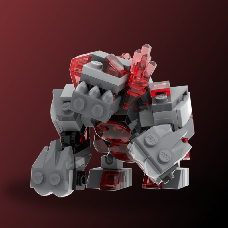 Lego Buildable Rock Monster