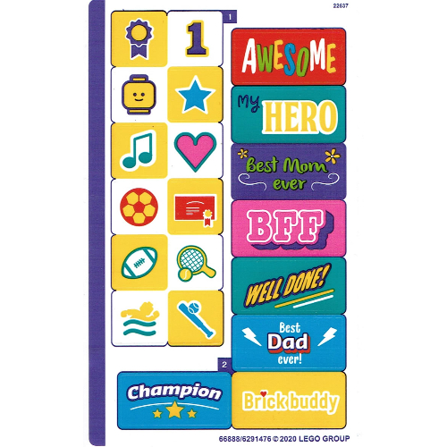 Lego Sticker Sheet for Set 40385-1 / [No Color/Any Color]