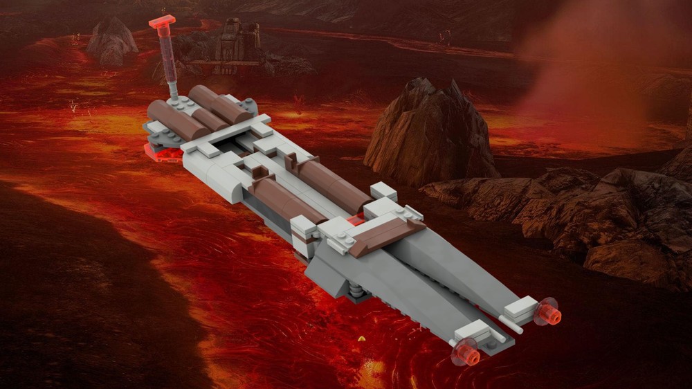 Lego Mustafar Ship Remodel for LEGO set 7257