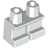Lego Legs Short / White