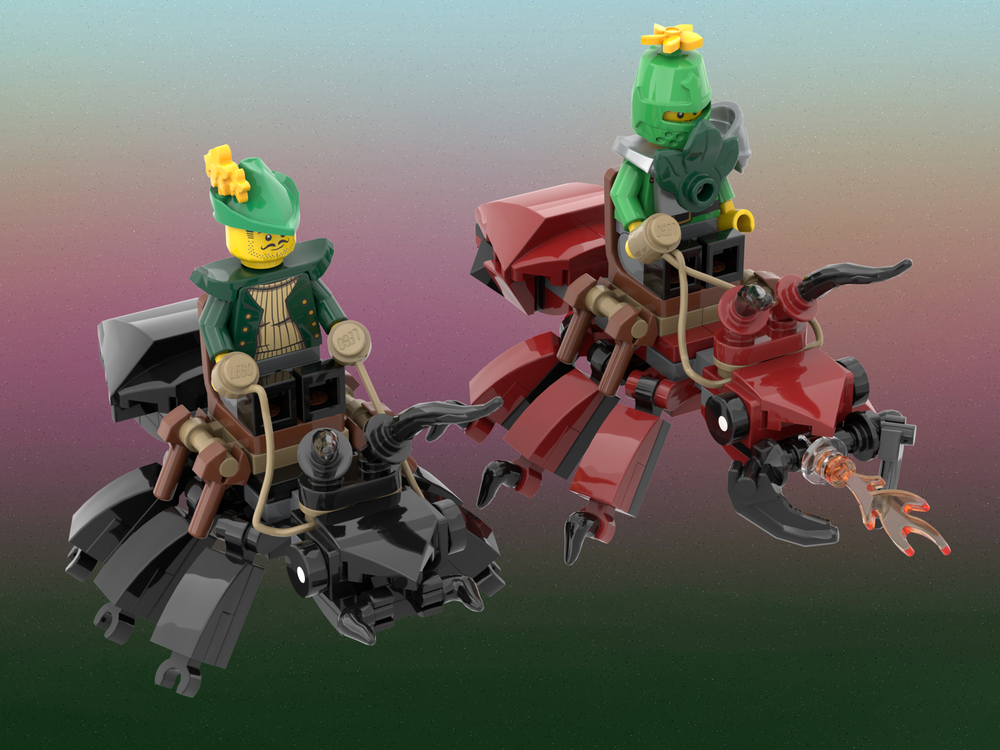 Lego Rideable Ant mounts