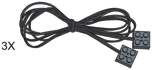 Lego 1280 mm Connecting Leads (Pack of 3)