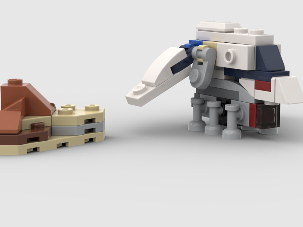 Lego Micro At-te&dropship