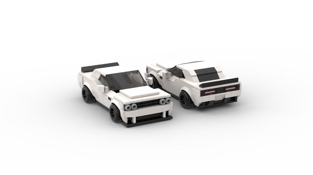 LEGO Dodge Challenger SRT Demon (White)