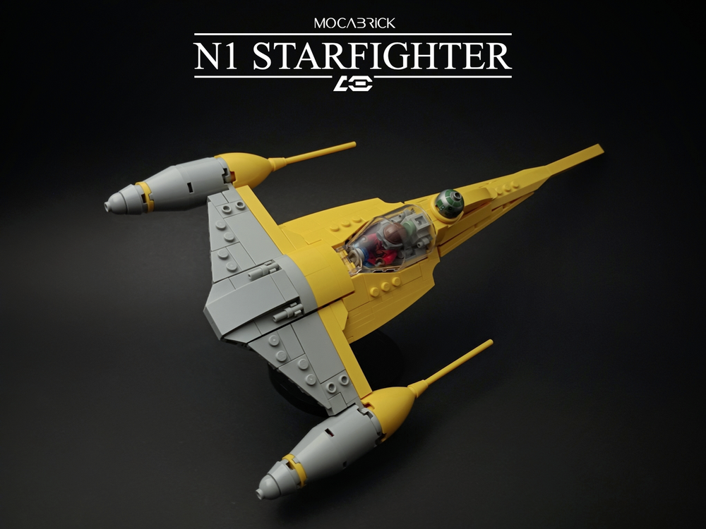 Lego N1 Starfighter (minifig scale)