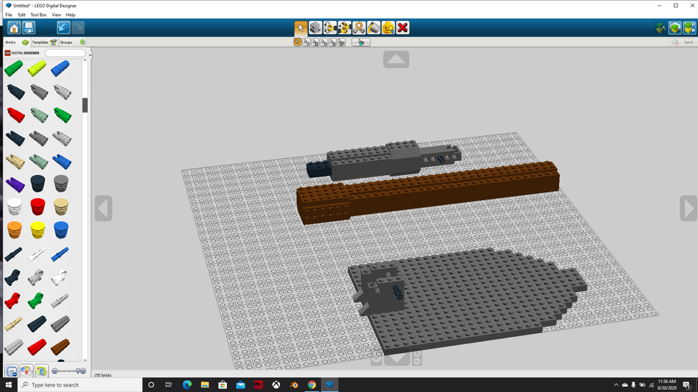 Lego TF2 Soldiers Shovel
