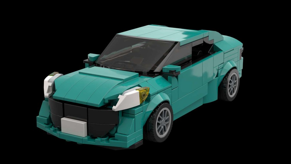 Lego 2010 Mazda 3 Sedan, Teal (Celestial Blue)