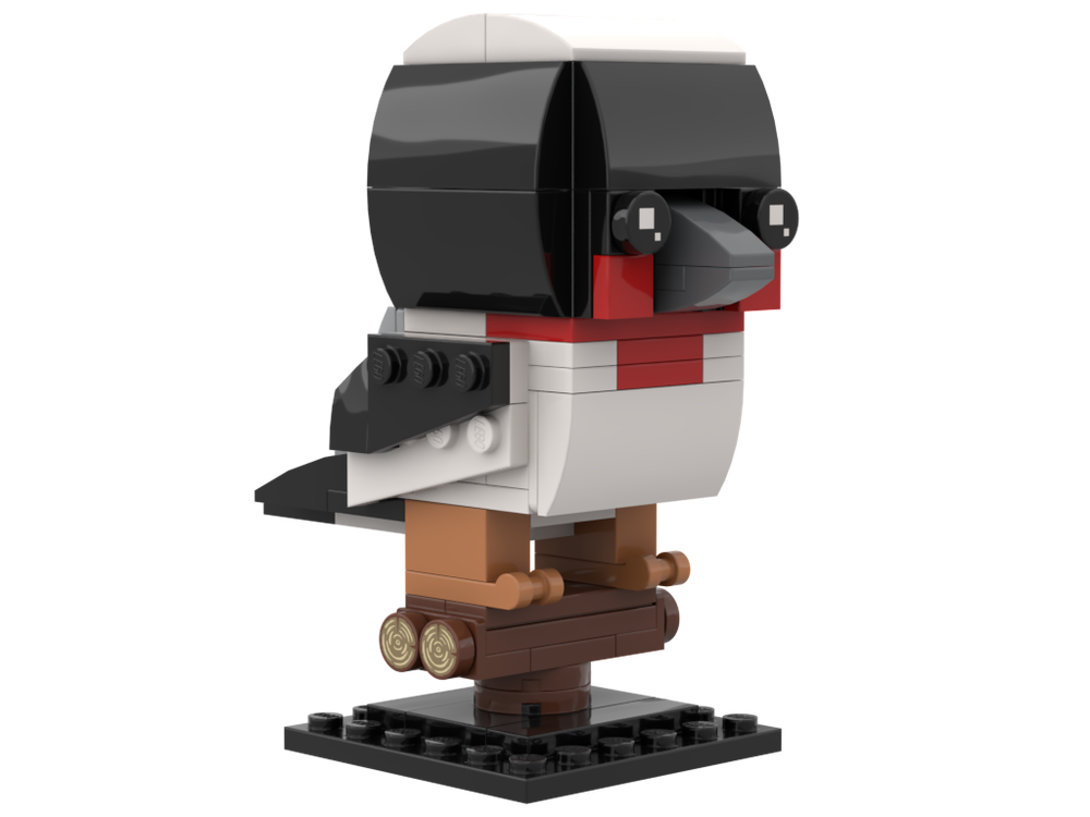 Lego Cherry Throated Tanager: Birdheadz