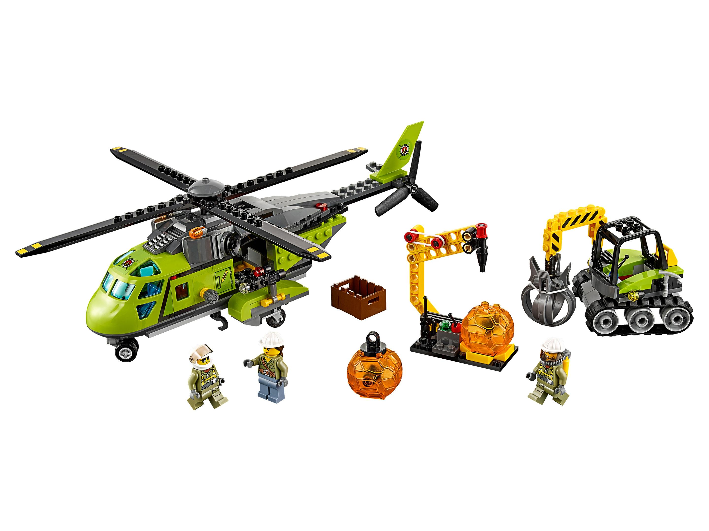 Lego Volcano Supply Helicopter
