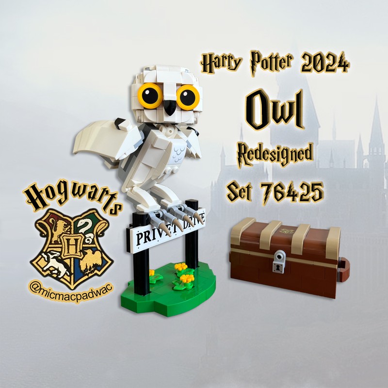 Lego Hedwig at 4 Privet Drive Redesign