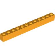 Lego Brick 1 x 12 / Bright Light Orange