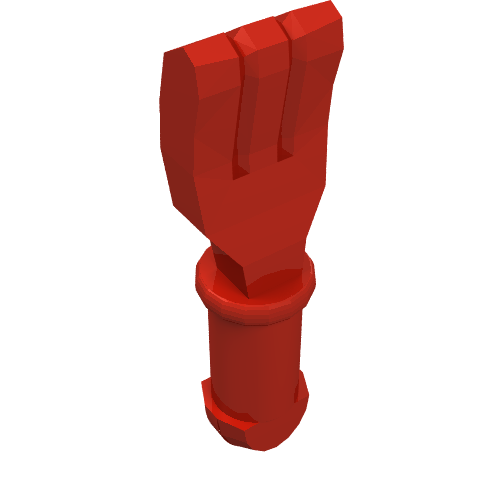 Lego Equipment Cutlery - Fork [Kitchen Implements Kit] / Red
