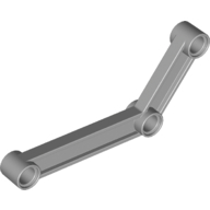 Lego Technic Link 1 x 9 Bent (6 - 4) / Light Bluish Gray