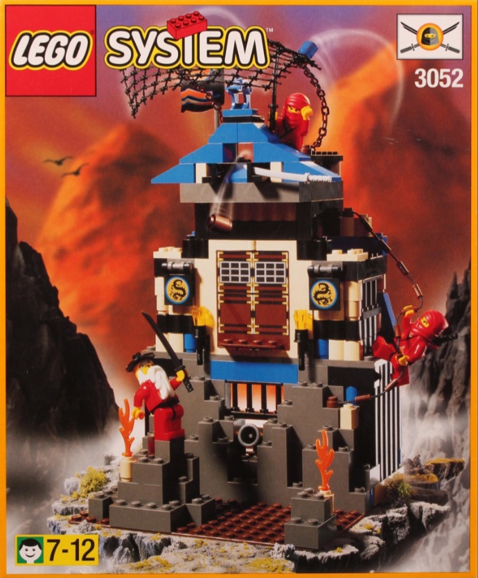Lego Ninja Fire Fortress