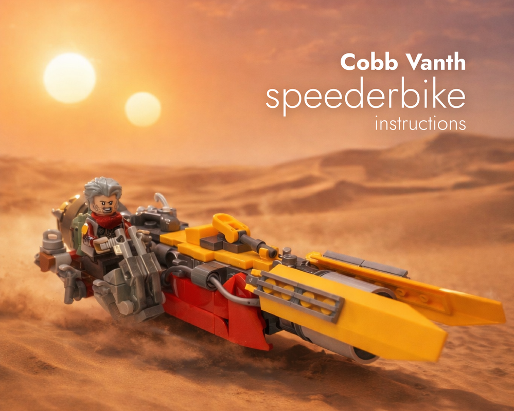 Lego Cobb Vanth Speederbike Mod