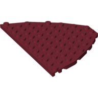 Lego Wedge Plate 8 x 12 Boat Bow / Dark Bluish Gray