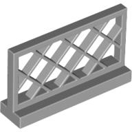 Lego Fence Lattice 1 x 4 x 2 / Light Bluish Gray