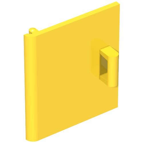 Lego Cupboard 4 x 4 x 4 Door / Yellow