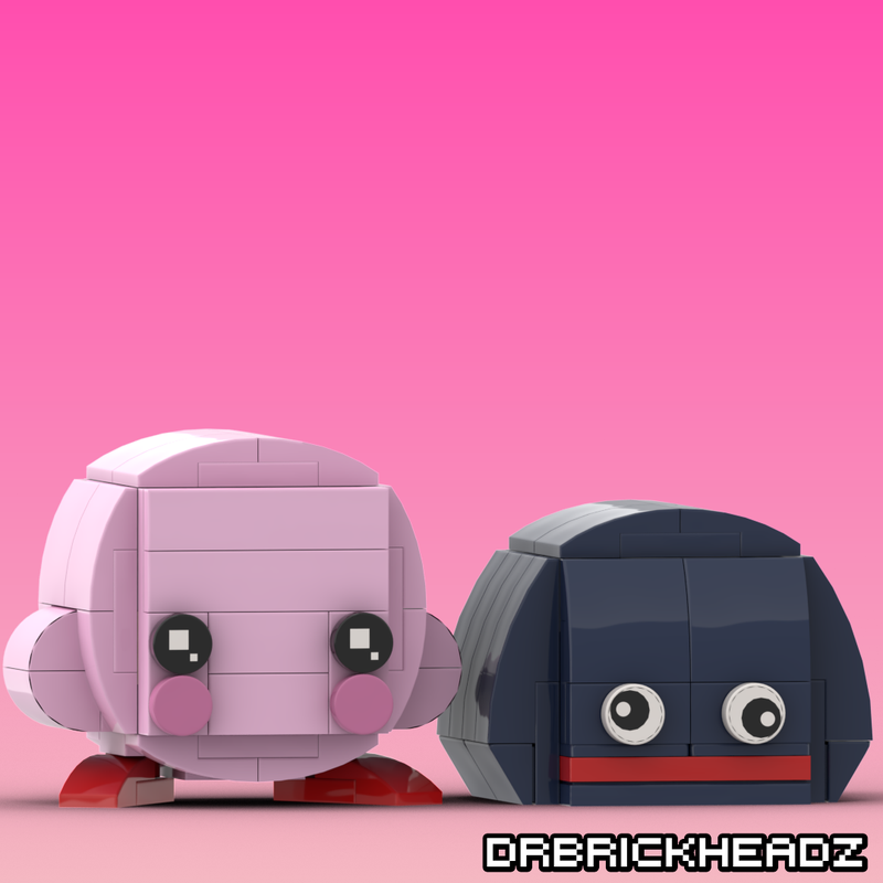 Lego Kirby + Gooey (Kirby) Brickheadz
