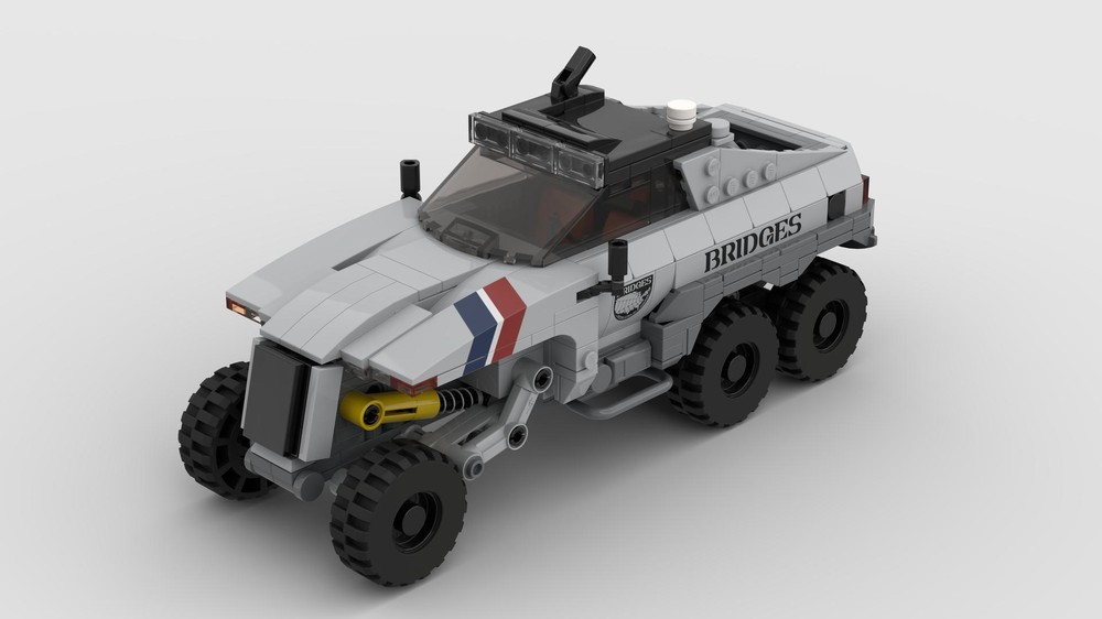 Lego Bridges 6x6 pickup concept - Death Stranding